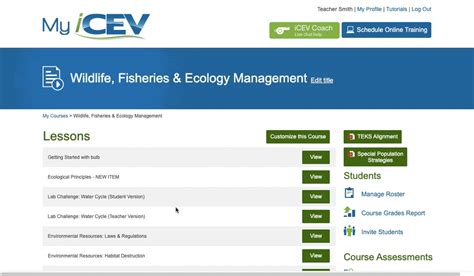 iCEV Tutorial: Student Overview .